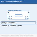 Paragolpe Anterior C/Prime (Fiat) - Cod. 100204331