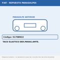Taco Elastico Der.Parag.Amte. (Fiat) - Cod. 51708922