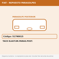 Taco Elast.Dr.Parag.Post. (Fiat) - Cod. 51790015