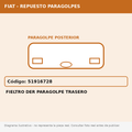 Fieltro Der Paragolpe Trasero (Fiat) - Cod. 51916728