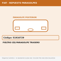 Fieltro Izq Paragolpe Trasero (Fiat) - Cod. 51916729